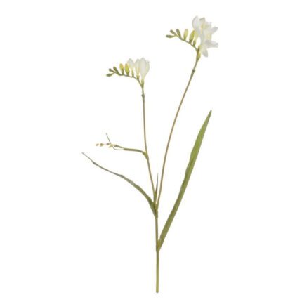 Τεχνητό φυτό Γαλλική "FRESIA" λευκή 62εκ