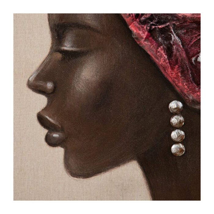 Διακοσμητικός πίνακας σε καμβά Αφρικάνα 80x100εκ