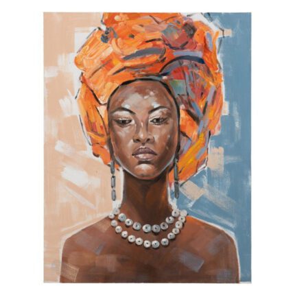 Πίνακας Αφρικάνας σε καμβά 90x2,8x120εκ