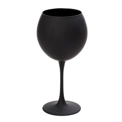 Ποτήρι κρασιού μαύρο ματ Maya Black 655cc 8,5x21,5εκ