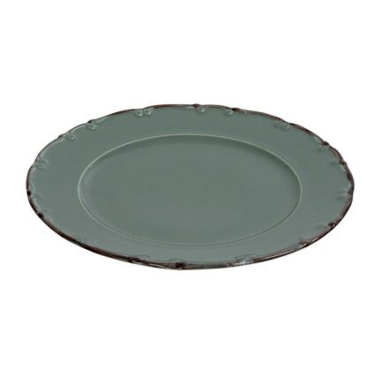 Liana Πιάτο Ρηχό από Πορσελάνη Πράσινο με Διάμετρο 27cm