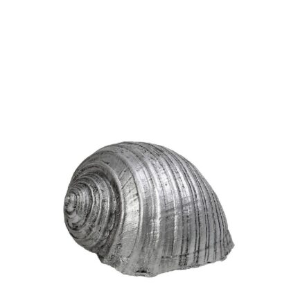 Διακοσμητικό κοχύλι ασημί 11,5x9x6,5cm