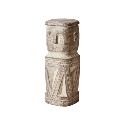 Διακοσμητικό Αγαλματίδιο από Τσιμέντο CAMILLE 7x7x20cm Μπεζ