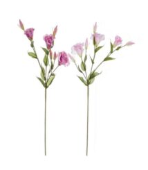 Τεχνητό λουλούδι Lisianthus ροζ 78εκ.