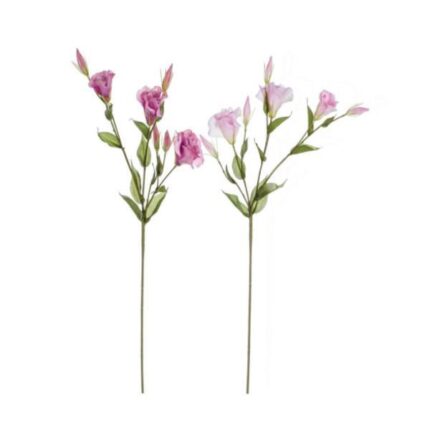 Τεχνητό λουλούδι Lisianthus ροζ 78εκ.